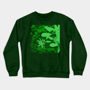 Green leaf Crewneck Sweatshirt